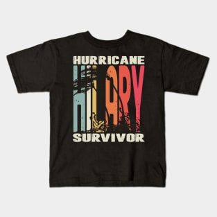 Hurricane Hilary Survivor Kids T-Shirt